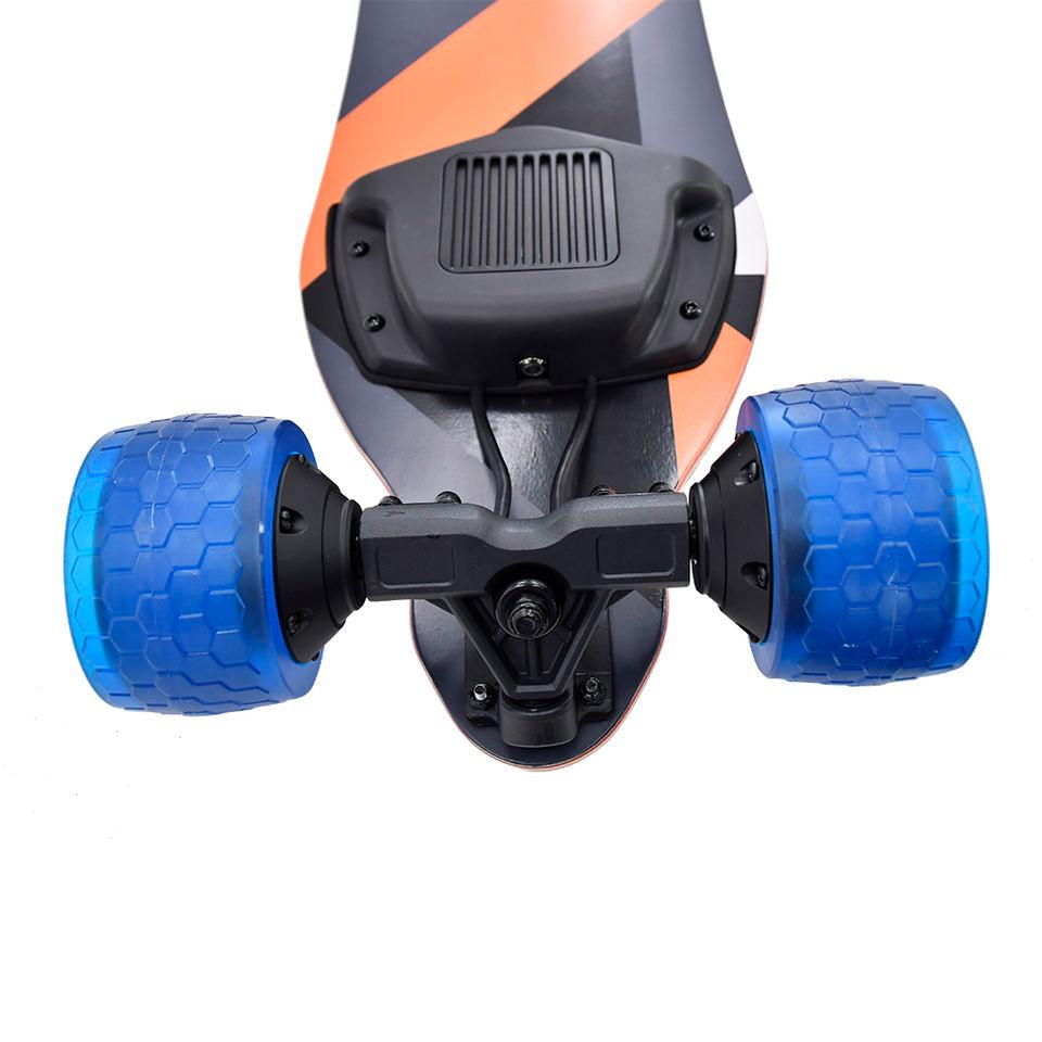 700W*2 Electric Longboard Skateboard Orange X10 With Cloud Wheels - Skateboard Australia