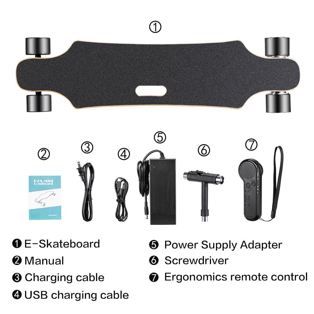 450W*2 Electric Longboard Skateboard X1 - Skateboard Australia 