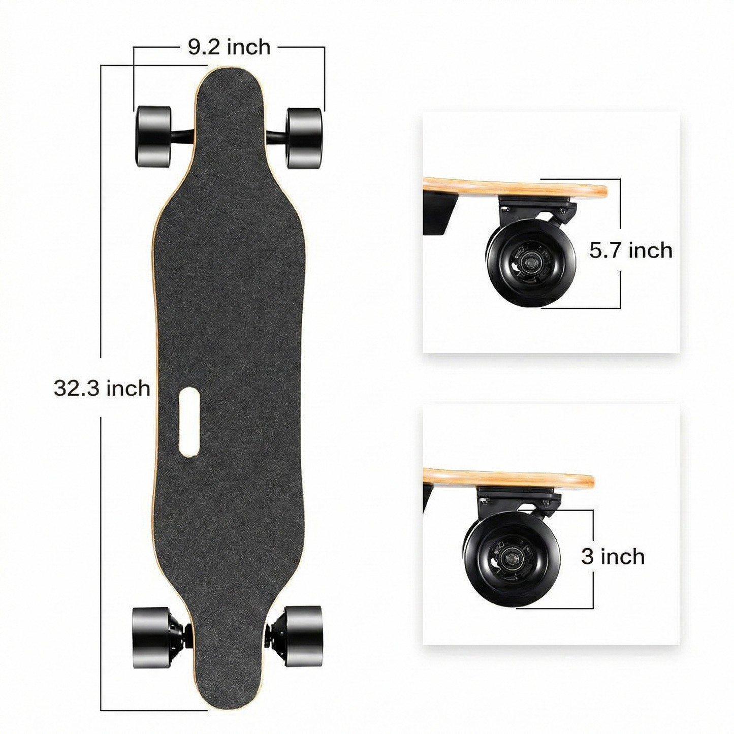 450W*2 Electric Longboard Skateboard X1 - Skateboard Australia 