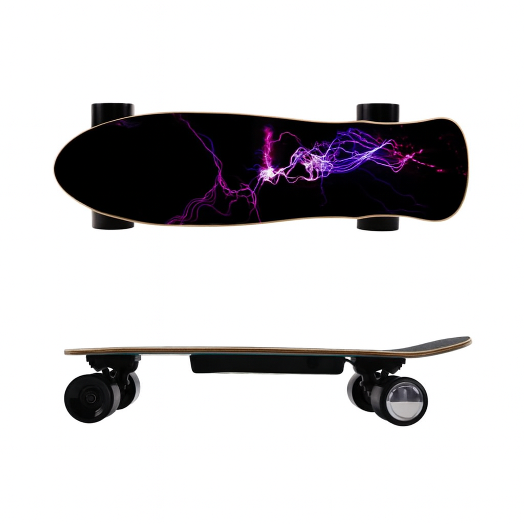 Purple Lightning: 350W Urban Cruiser Electric Skateboard
