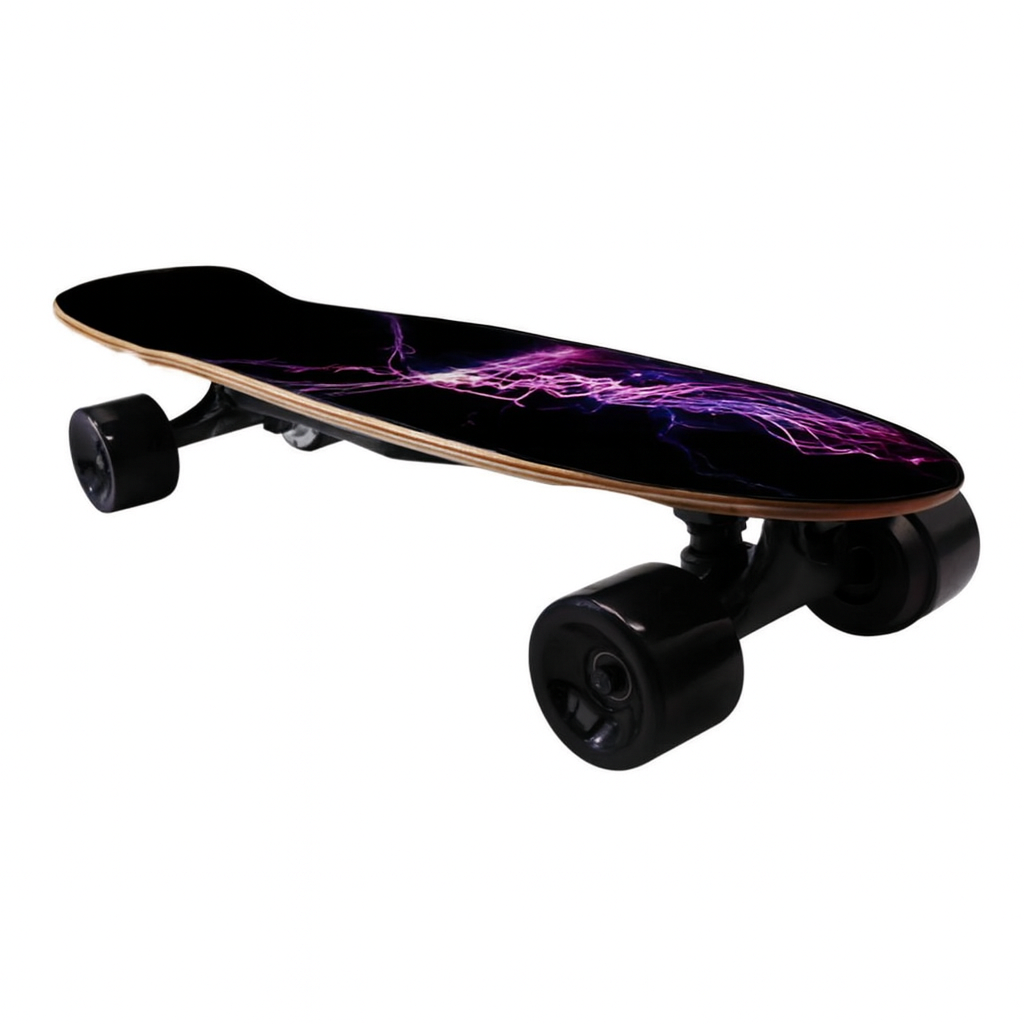 Purple Lightning: 350W Urban Cruiser Electric Skateboard