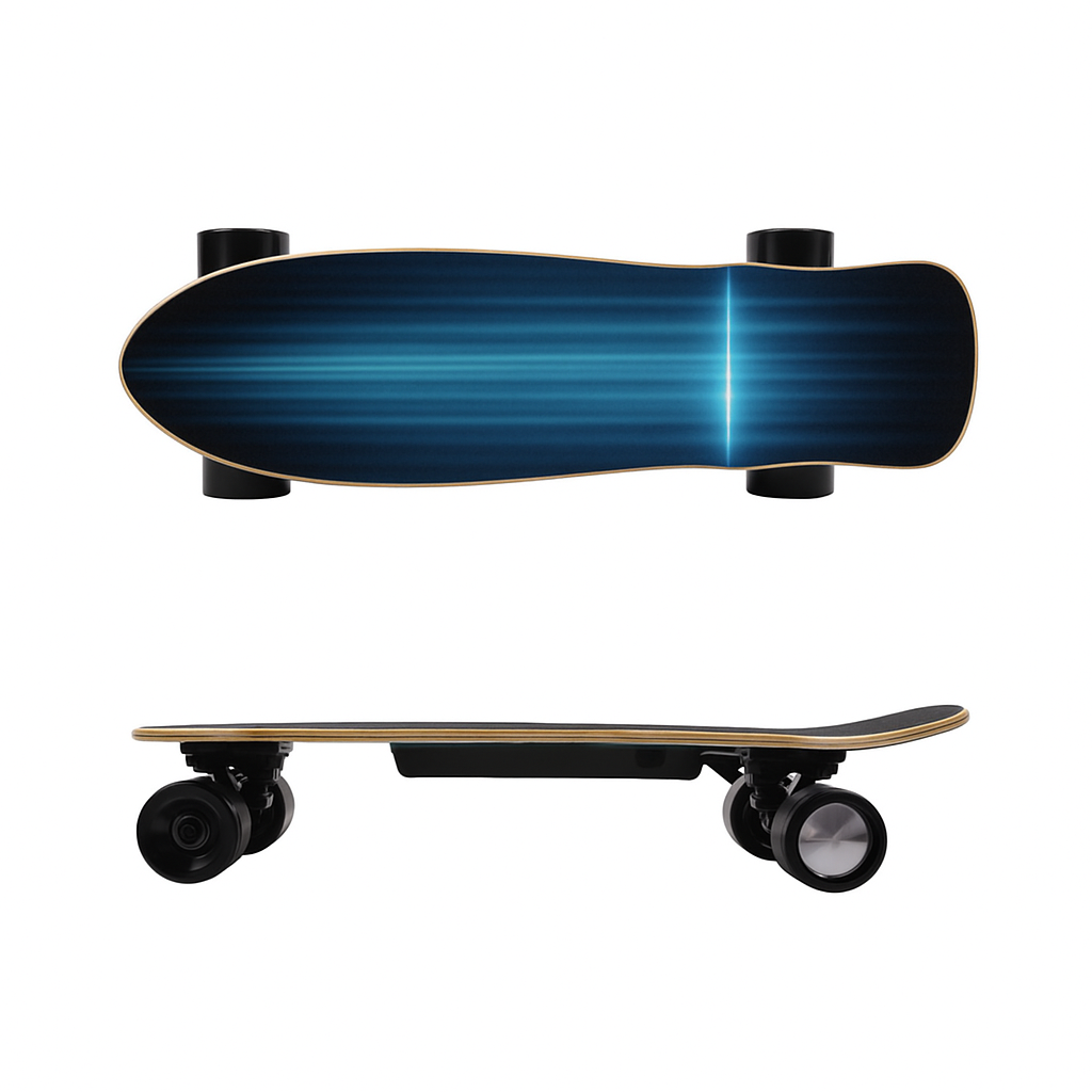 Blue Lightning: 350W Urban Cruiser Electric Skateboard