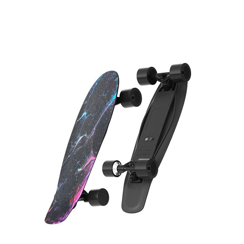 Cosmic Blaze – Flash Series 350W Single Kicktail Deck Electric Skateboard - Skateboard Australia 