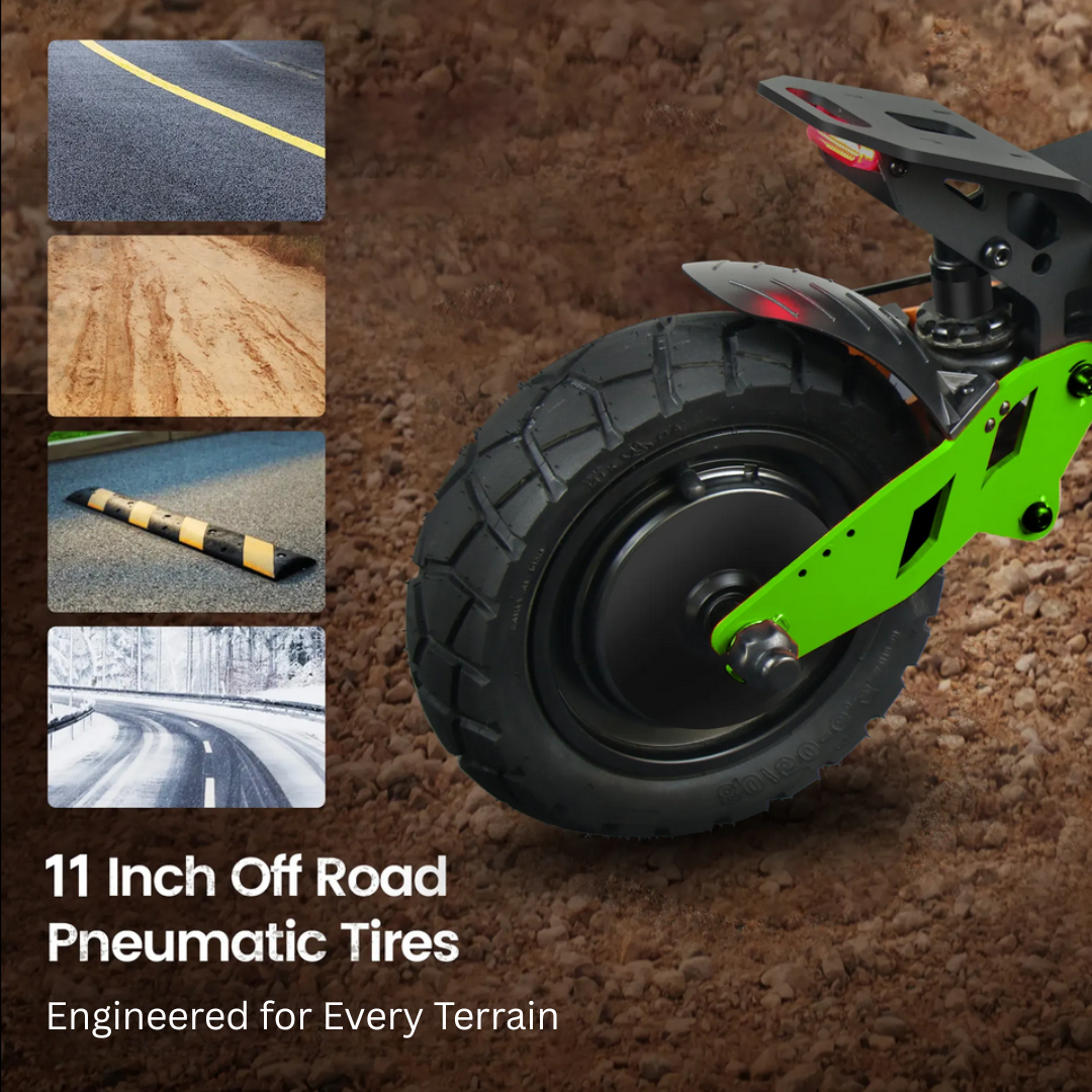 Mountain Fire 800 Pro - Powerful All Terrain E-Scooter For Adult - Skateboard Australia 