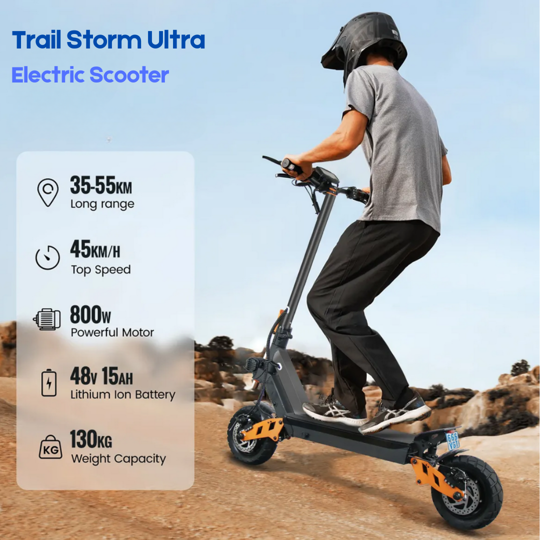 Trail Storm Ultra - High Torque Off-Road Electric Scooter - Skateboard Australia 
