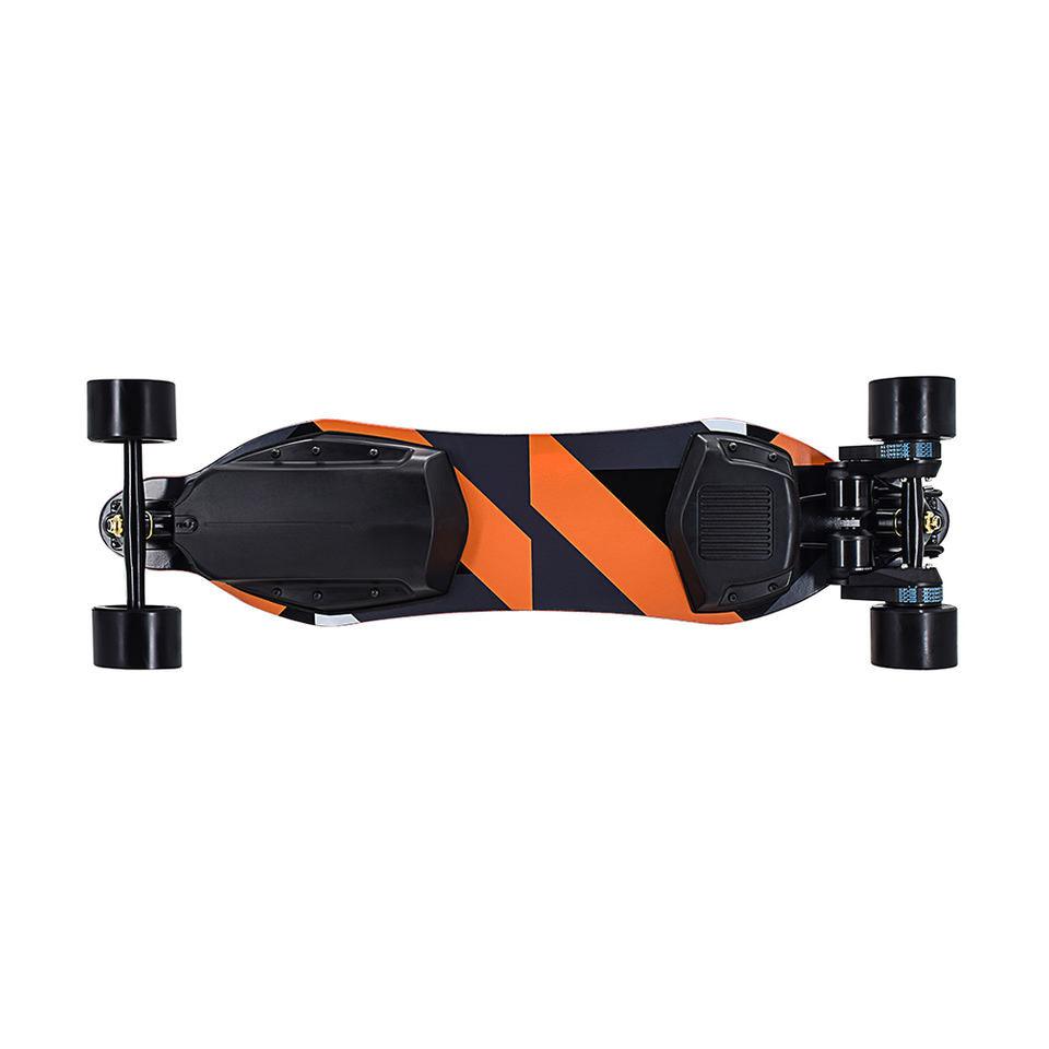 1200W*2 Electric Longboard Skateboard Orange X10 Dual Belt Drive Motor - Skateboard Australia 