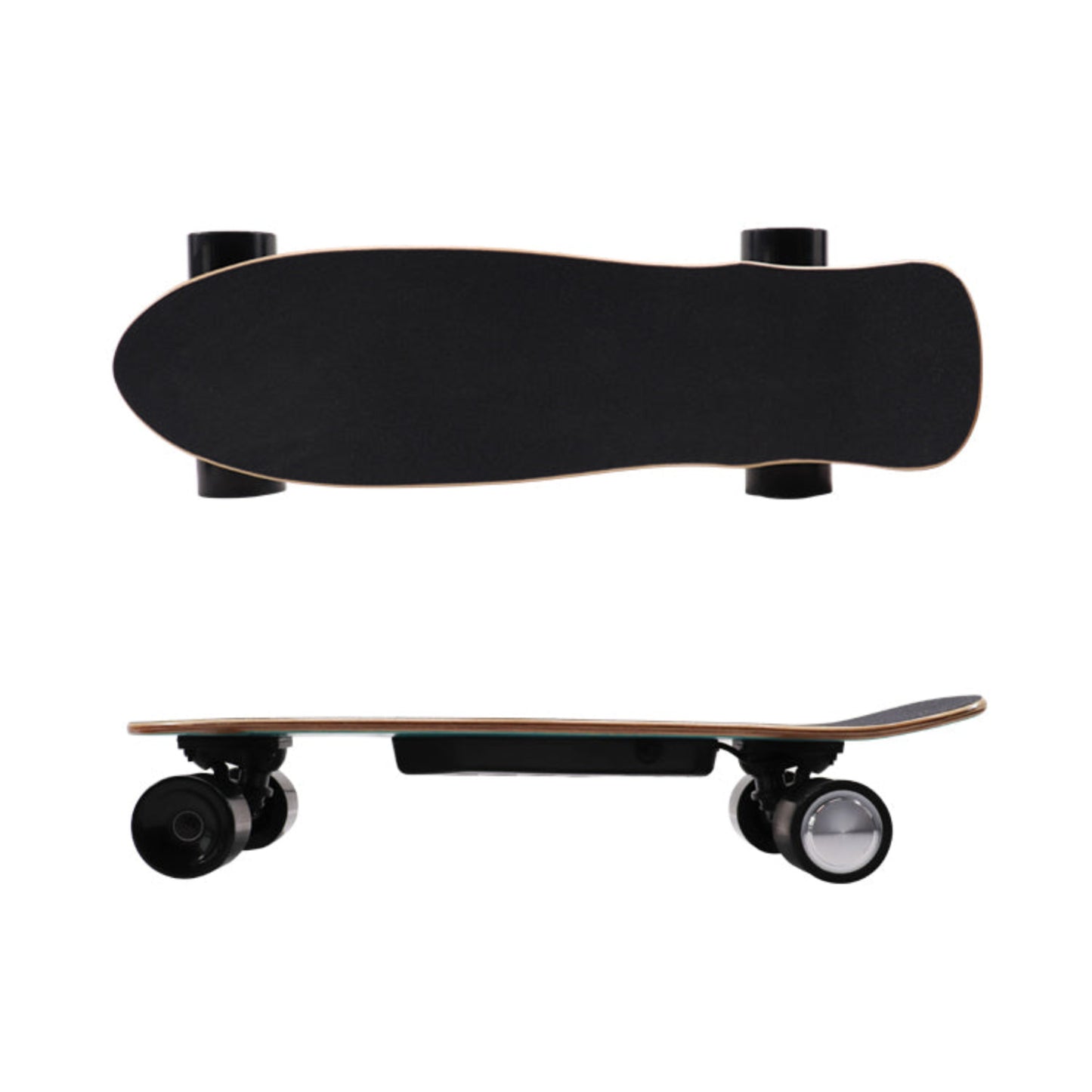Black 7 Layers Maple 350W Electric Skateboard