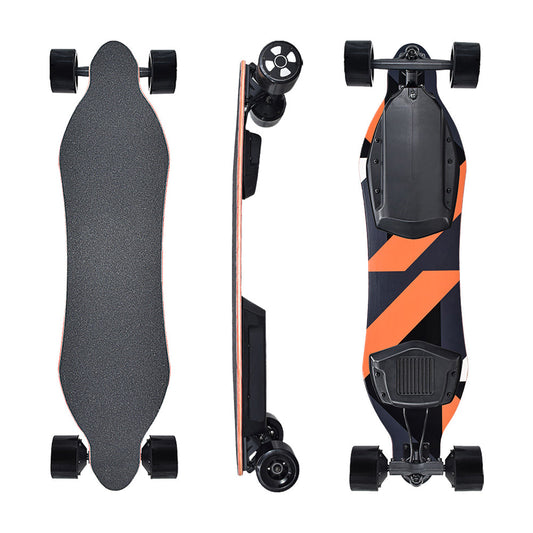 600W*2 Electric Longboard Skateboard Orange X10